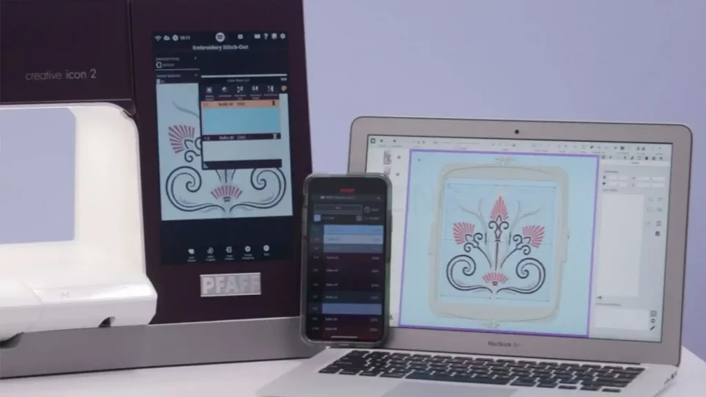 Pfaff Sticksoftware-Optionen und mein Sewnet-Ökosystem