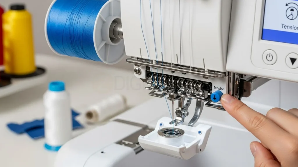 Threading, Bobbin, and Tension Check