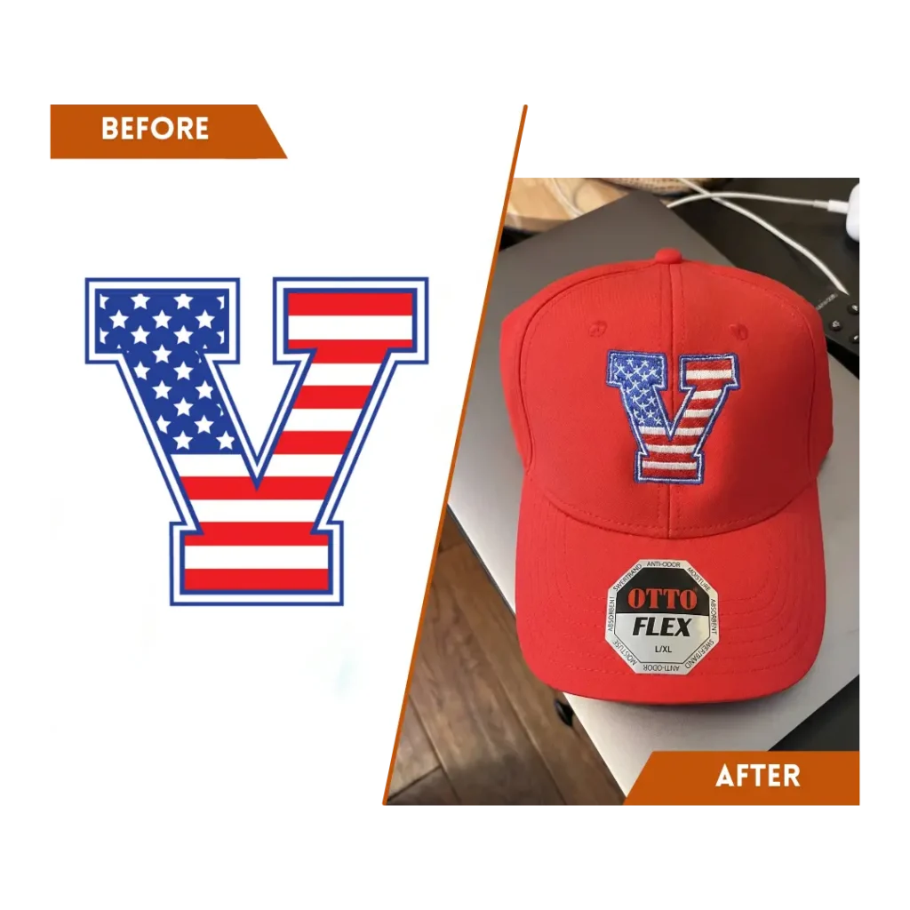 vector to emrboidery