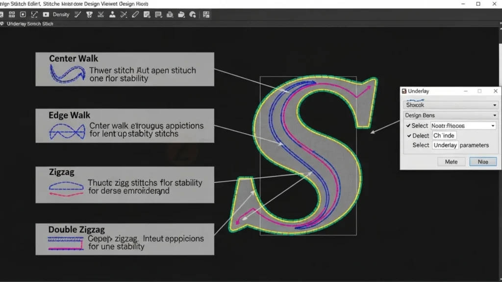 Choosing the Right Underlay Stitch for Stability