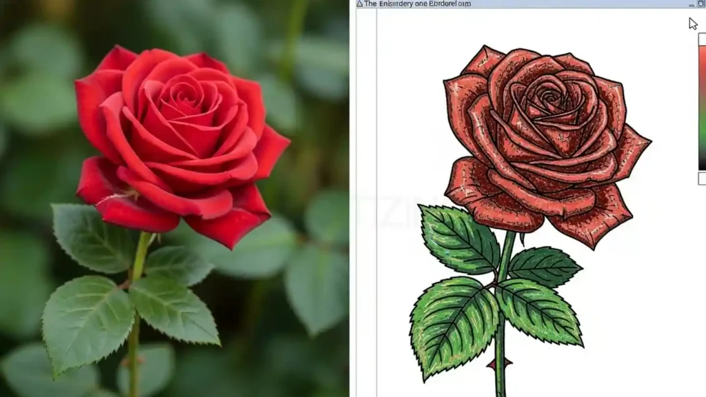 Difference Between a Regular Photo and an Embroidery File