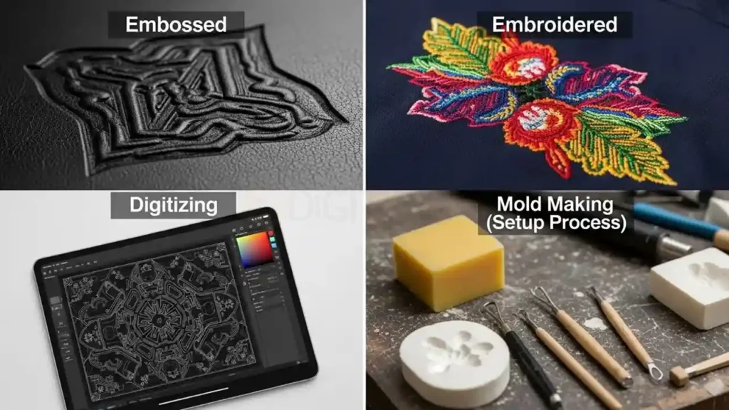 Digitizing vs. Mold Making (Setup Process)