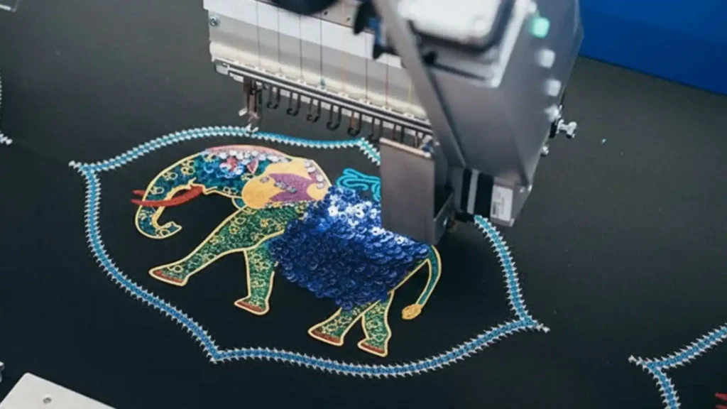 Fill Big Areas with Sequins