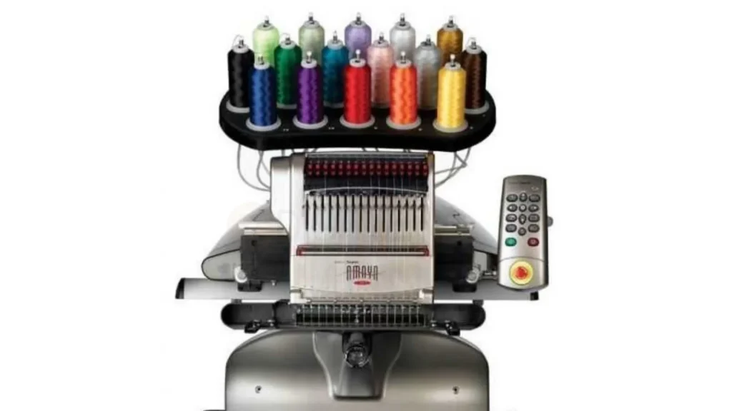 Machine à broder Melco Amaya XTS (Un outil de travail fiable)