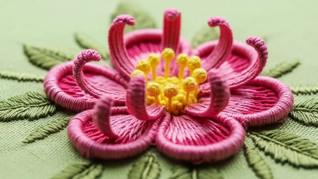 Picot or Raised Petal Flower for Extra Dimension
