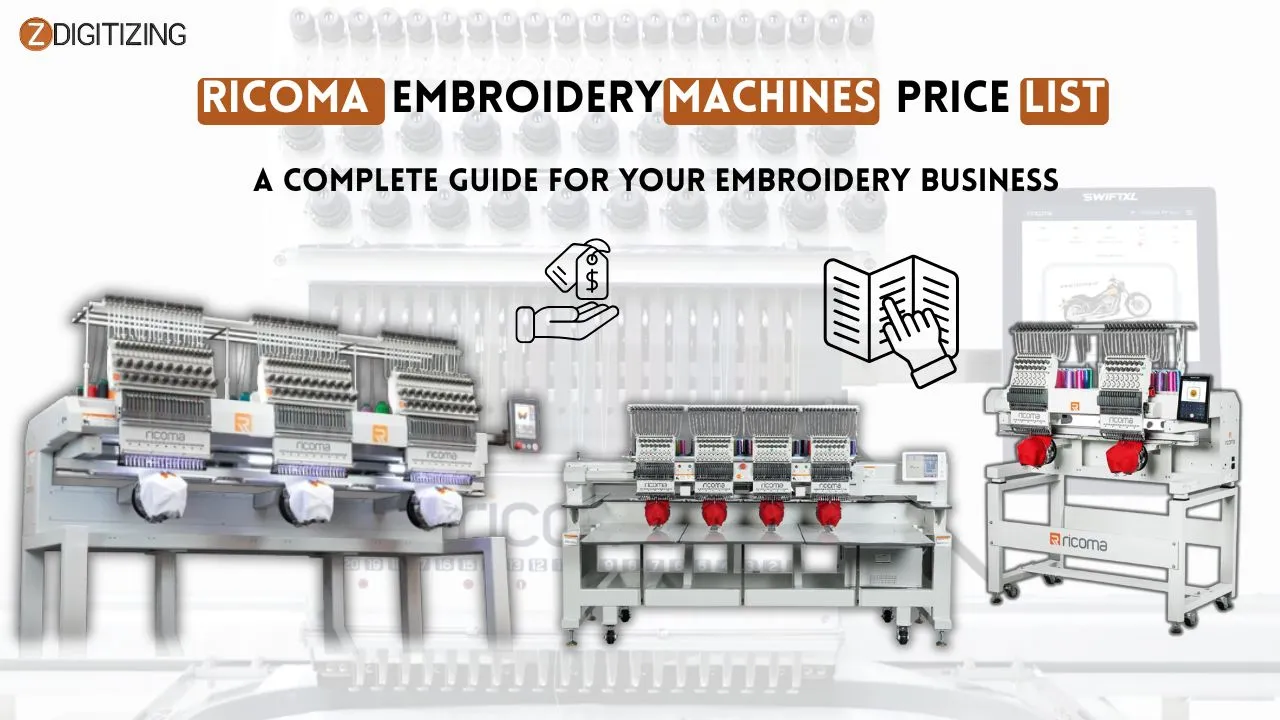 Ricoma Embroidery Machines Price List