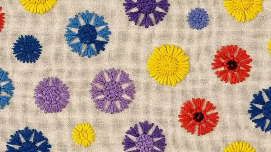 Simple Knot Clusters for Wildflower Dots
