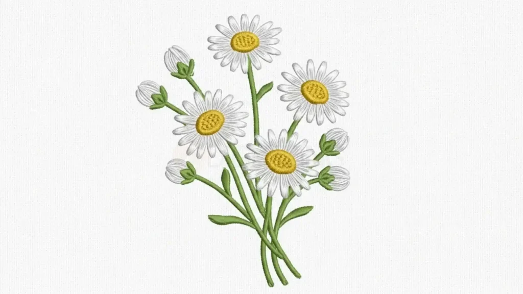 Small Lazy Daisy Sprays and Buds