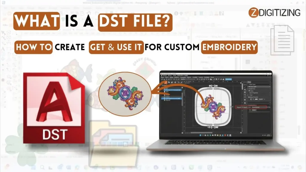 ¿Qué es un archivo DST? Cómo crearlo, obtenerlo y usarlo para bordados personalizados