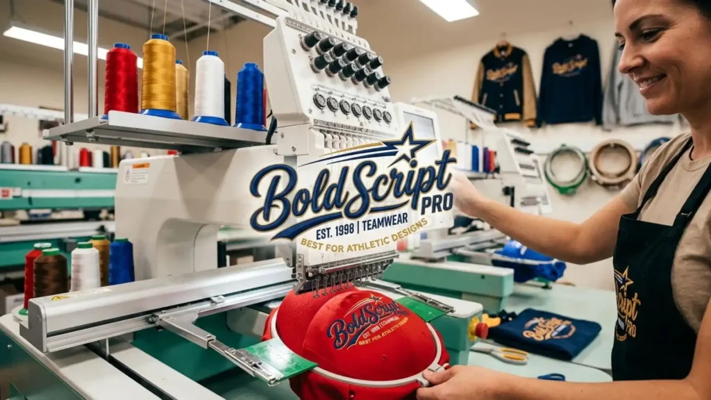 Bold Script Pro – Ideal für sportliche Designs