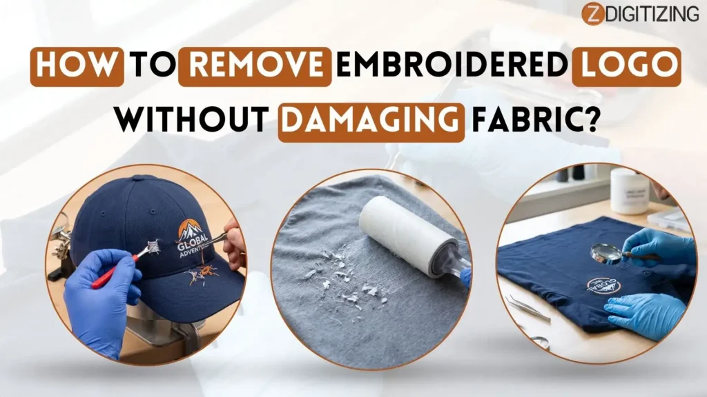 How to Remove Embroidered Logo Without Damaging Fabric