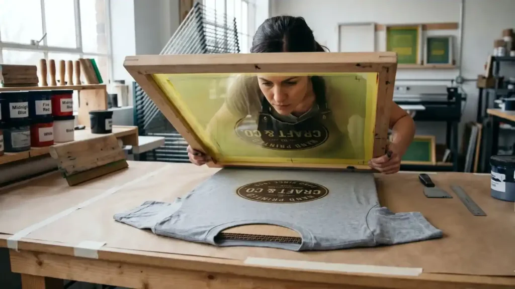 Loading the Shirt and Aligning the Screen