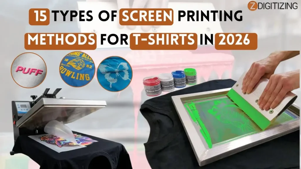 15 Types of Screen Printing Methods for T-Shirts in 2026