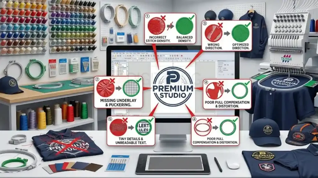 5 Common Embroidery Digitizing Mistakes Beginners Should Avoid