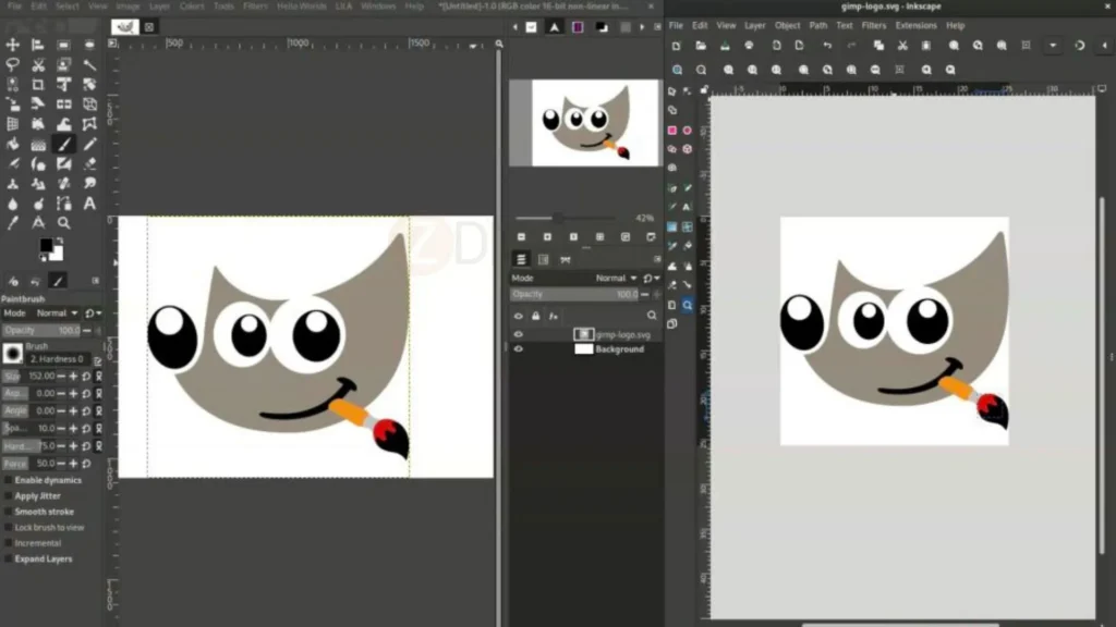 ¿Se puede vectorizar una imagen en GIMP?