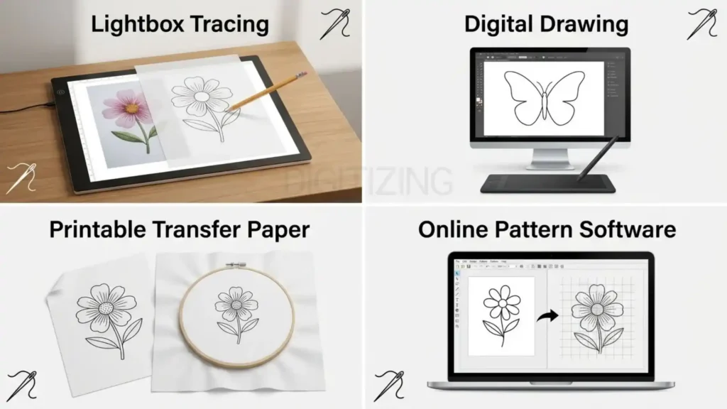Create or Trace the Pattern