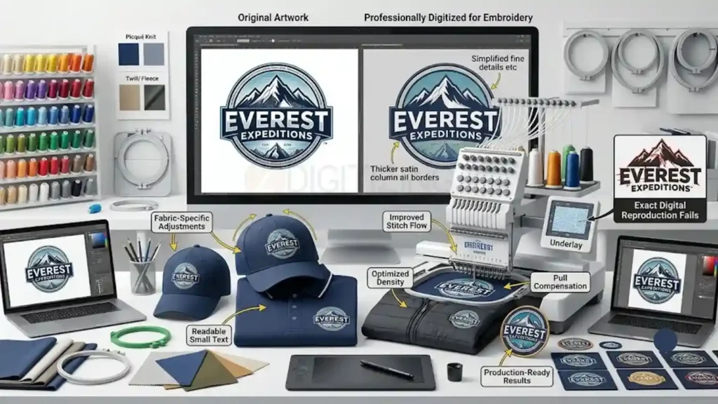 Common Logo Designs That Require Extra Digitizing Expertise