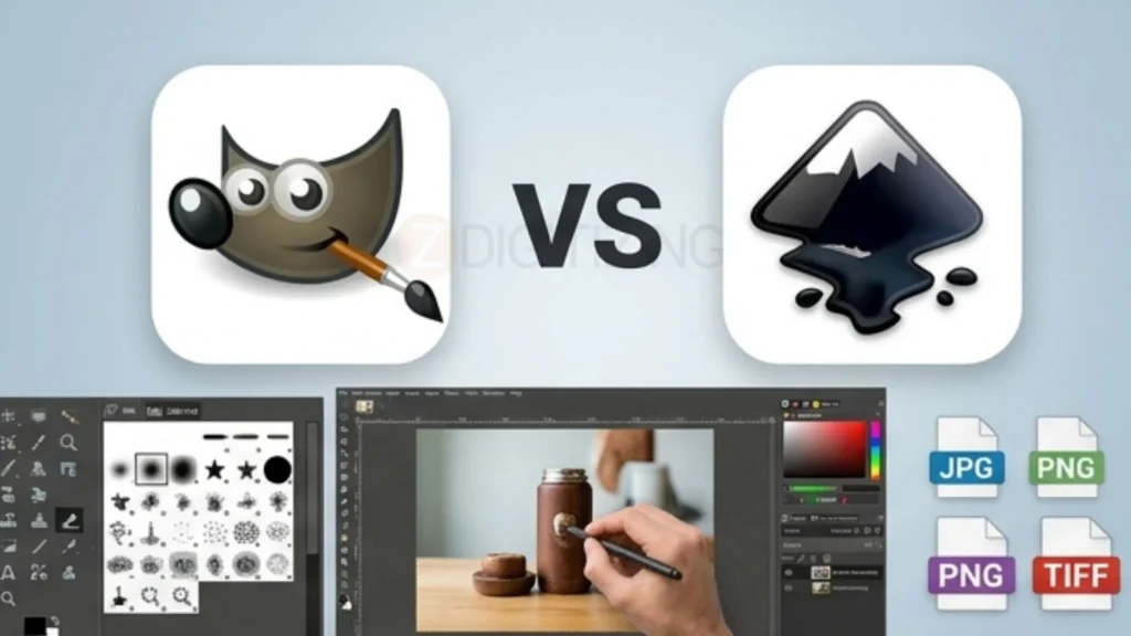 GIMP vs Inkscape: ¿Cuál deberías elegir?