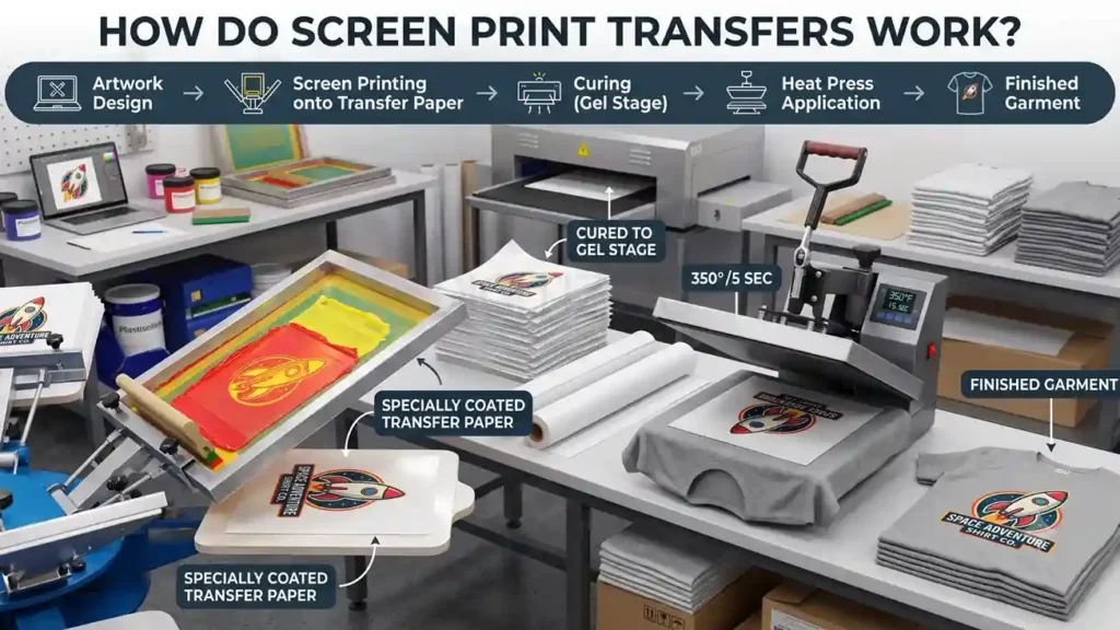 How Do Screen Print Transfers Work