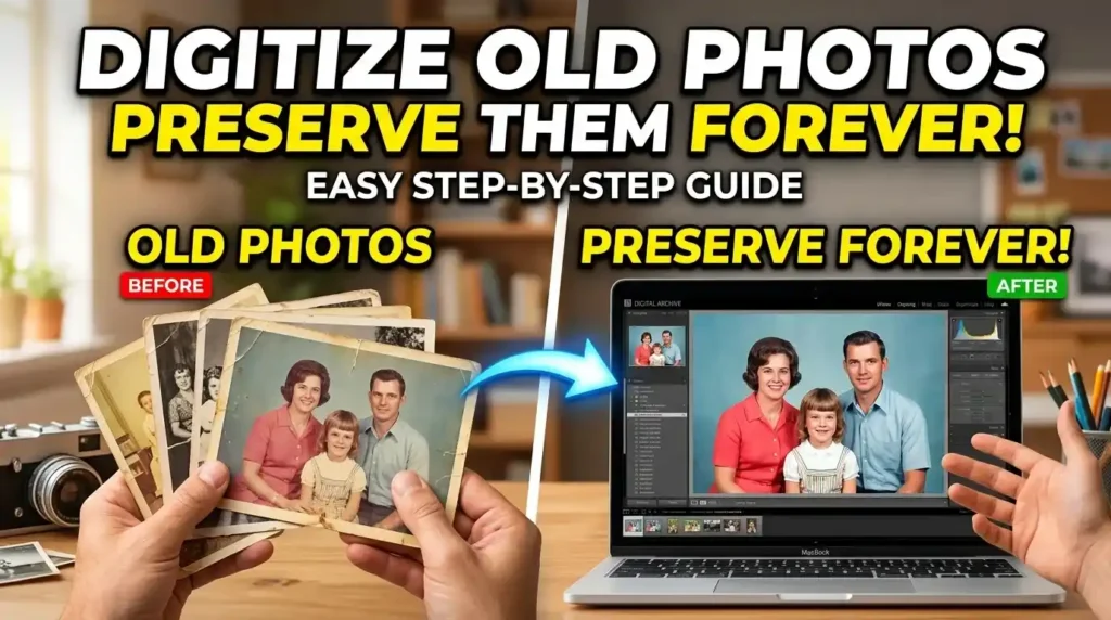 How to Digitize Old Photos and Preserve Them Forever