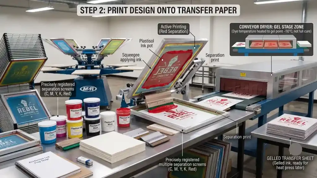 Print the Design onto Transfer Paper