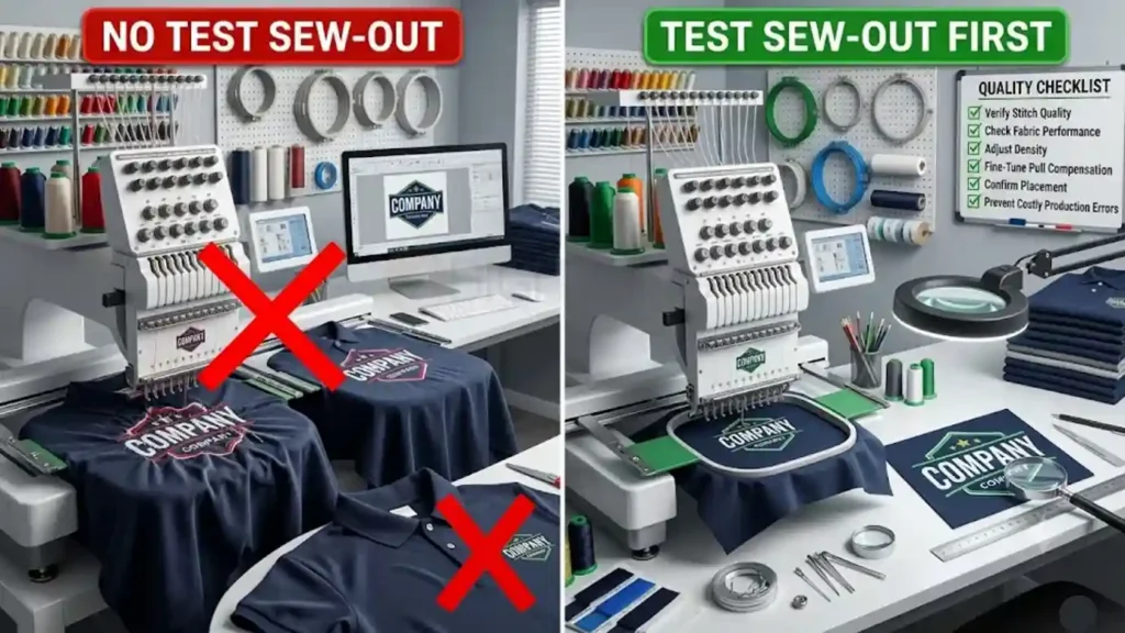 Skipping a Test Sew-Out