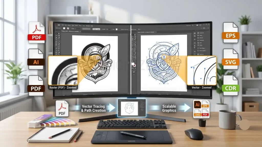What Does It Mean to Convert a PDF to a Vector Image