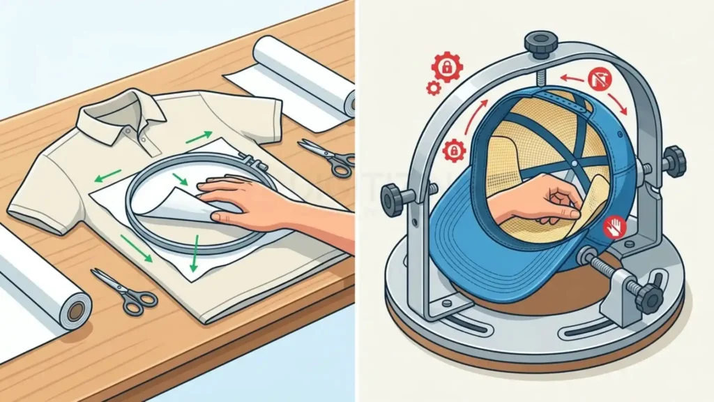 Cap Embroidery vs. Shirt Embroidery Why Removal Is Different