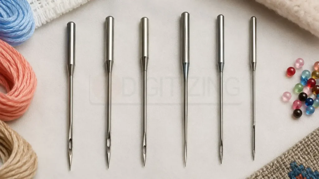 Different Types of Embroidery Needles