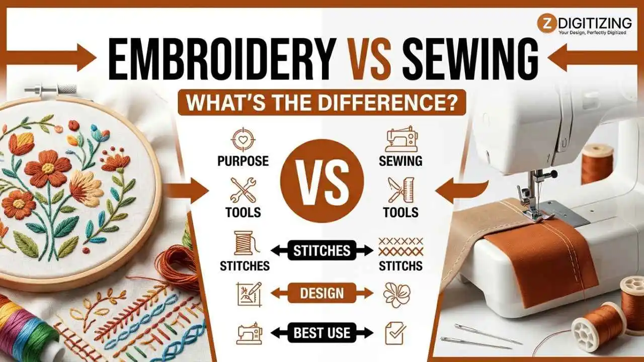 Embroidery Vs Sewing