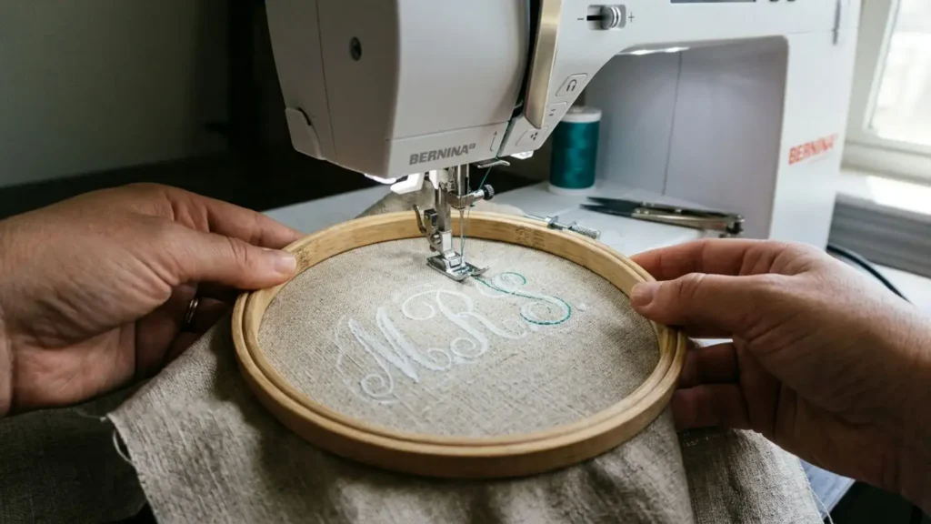 How to Embroider With a Sewing Machine Step-by-Step