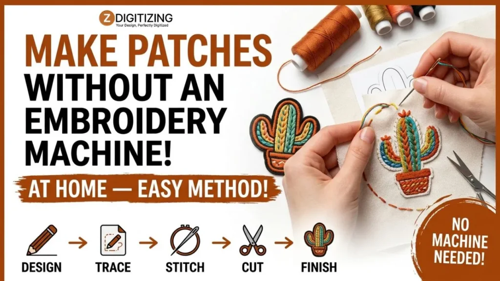 How to Make Patches without Embroidery Machine at Home
