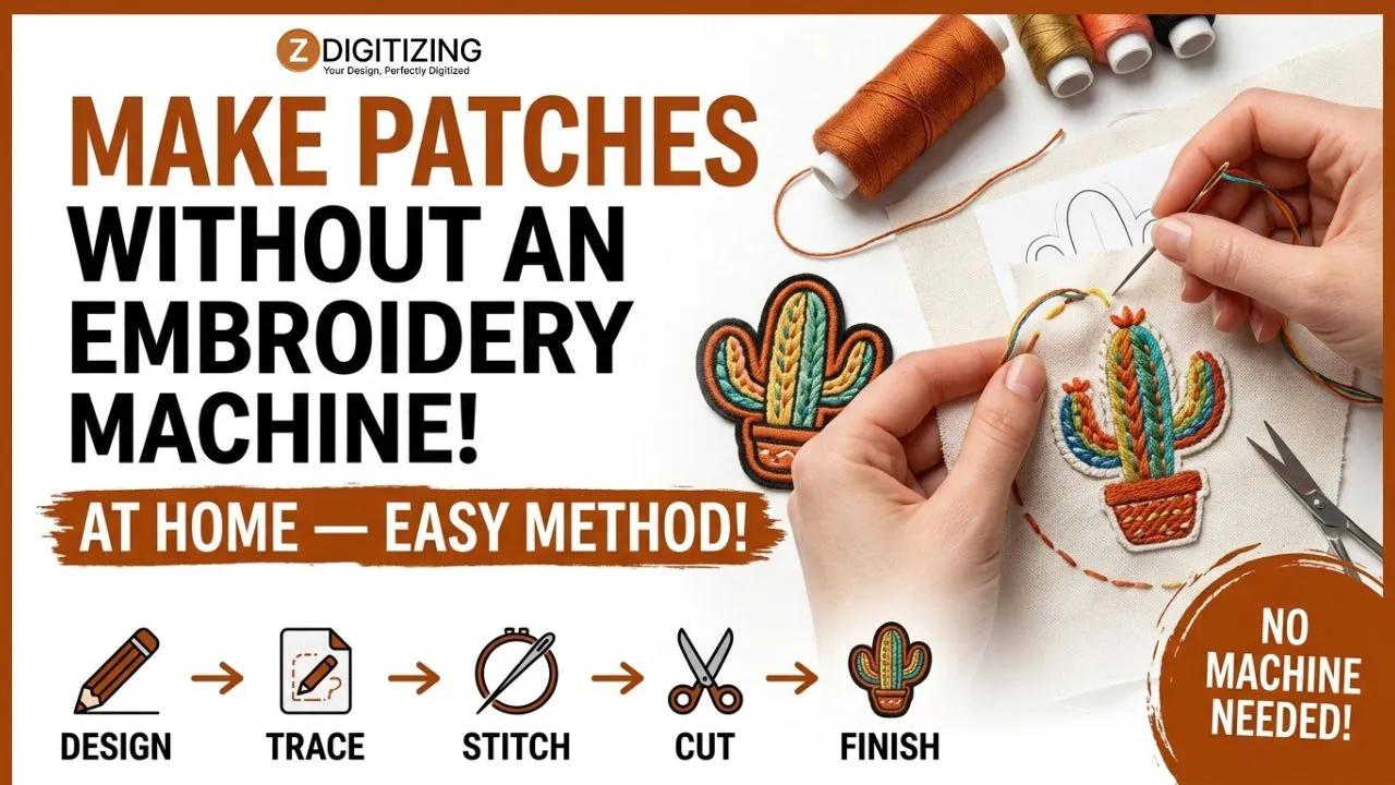 How to Make Patches without Embroidery Machine at Home