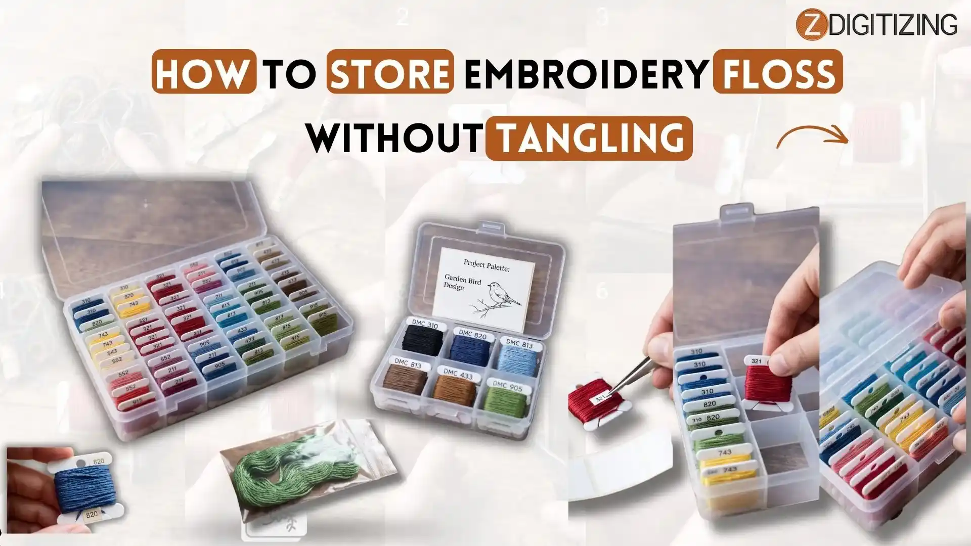 How to Store Embroidery Floss Without Tangling