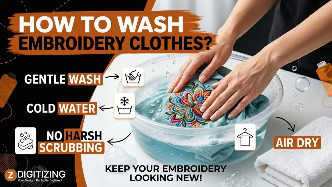 How to Wash Embroidery Clothes