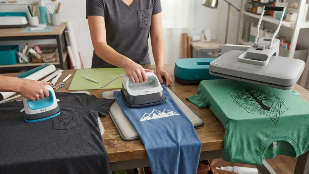 Cricut, Mini & Small Heat Presses Where They Fit