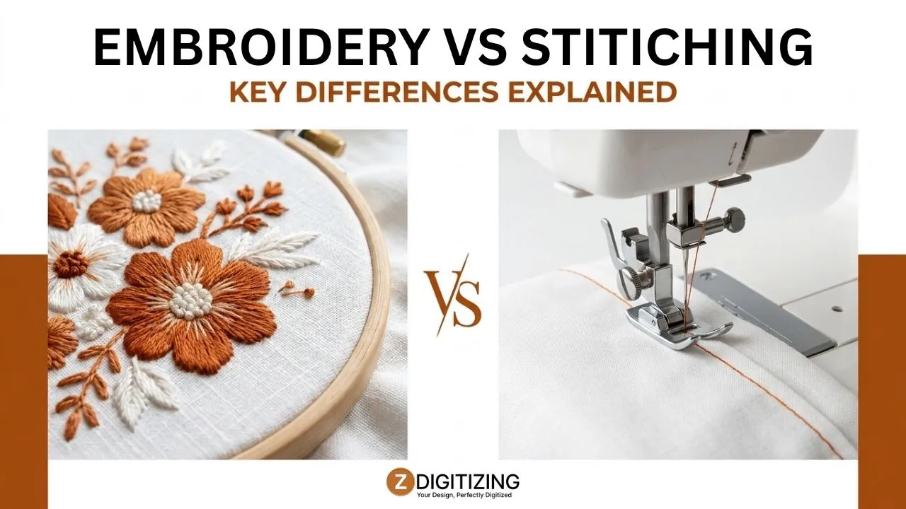 Embroidery vs Stitching
