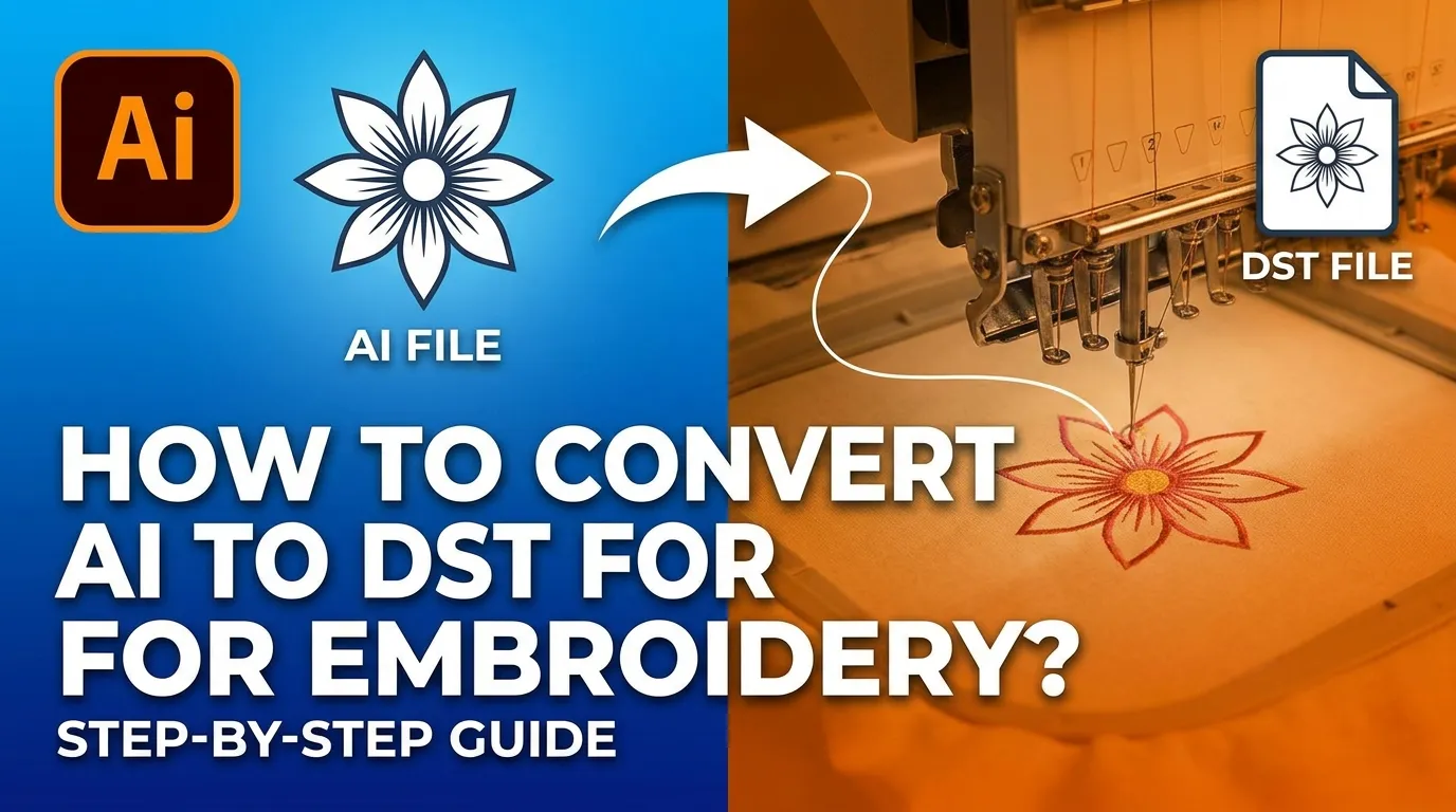 How to Convert AI To DST File for Embroidery