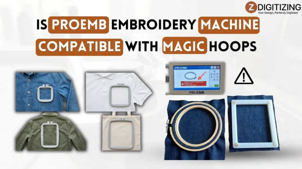 Is PROEMB Embroidery Machine Compatible with Magic Hoops