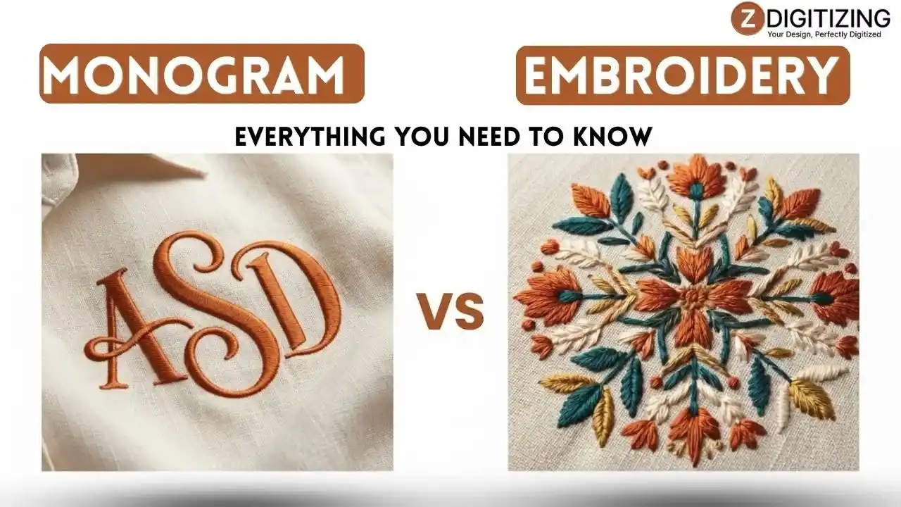 Monogram vs Embroidery