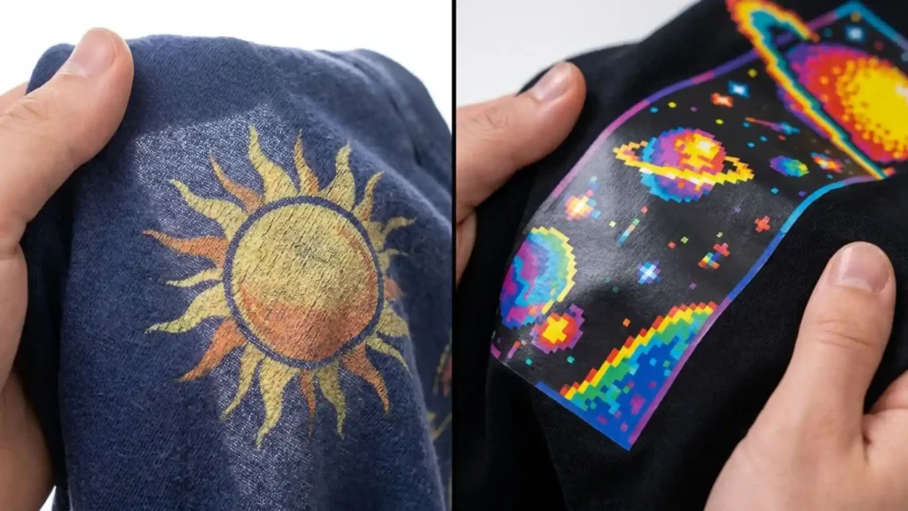 Screen Print vs DTF Transfer