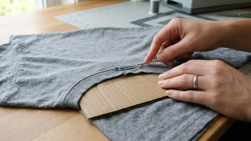Use Extra Support When You Remove Embroidery From a T-Shirt