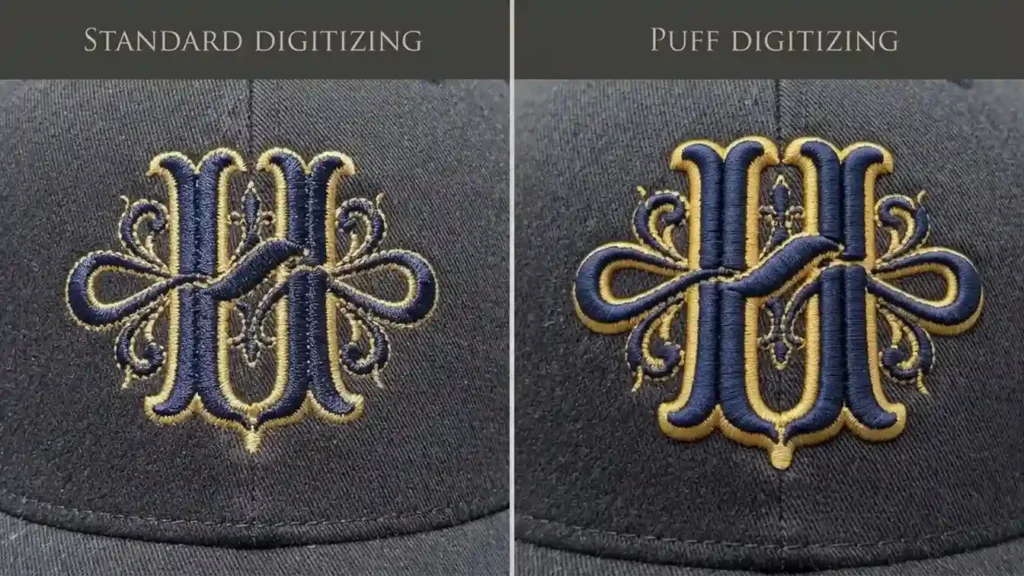 Why Puff Embroidery Needs Different Digitizing