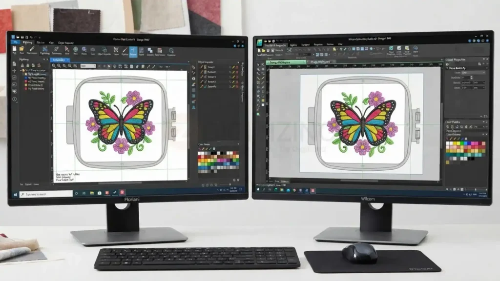 Floriani Total Control U vs Wilcom EmbroideryStudio