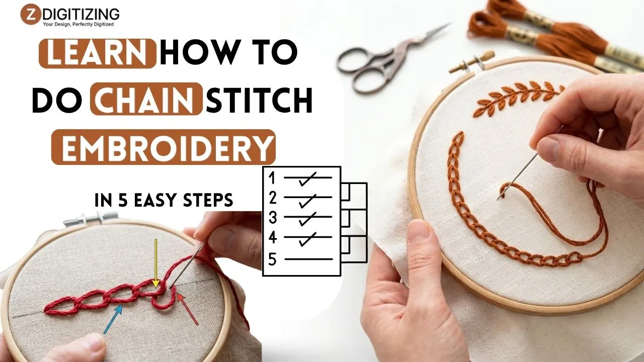 How to Do Chain Stitch Embroidery