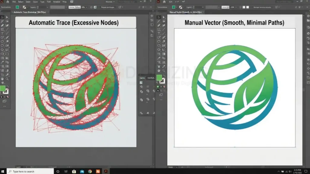 When Manual Tracing Is Better Than Auto-Trace